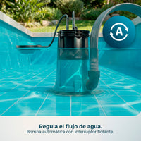 Cecotec Bomba De Agua Axike 750 2 En 1 Para Agua Limpia Y Sucia 14000 L Por Hora
