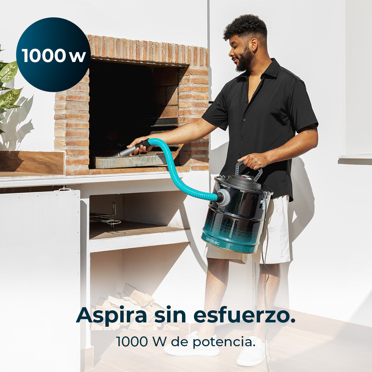 Cecotec Conga Ash 3000 Home Aspiradora Cenizas 1000W 15kPa