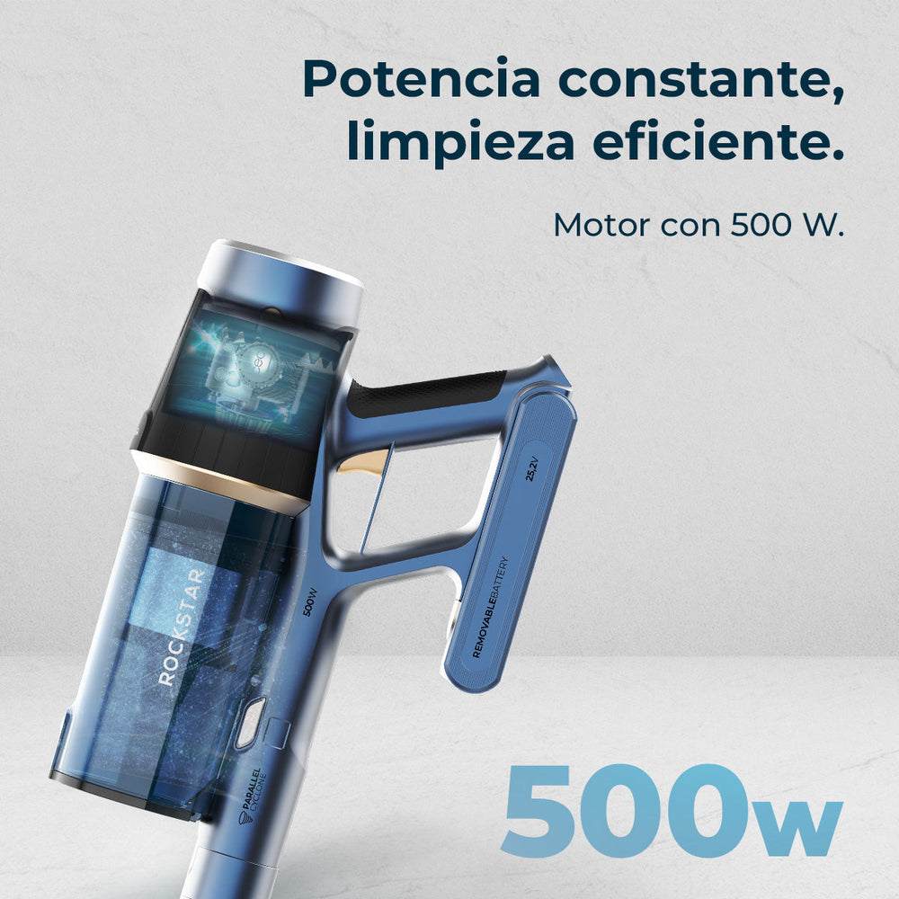 Cecotec Conga Rockstar RS70 Pet Flex Aspiradora 500 W 150 AW Con Accesorios Pro Para Mascotas
