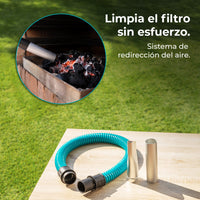 Cecotec Conga Ash 5000 Free Aspiradora de Cenizas 1200 W 18 kPa Succión Extrema Para Cenizas y Restos