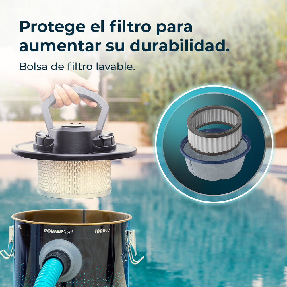 Cecotec Conga Ash 3000 Home Aspiradora Cenizas 1000W 15kPa