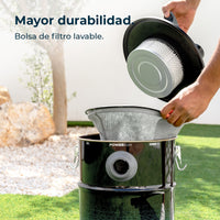 Cecotec Conga Ash 5000 Free Aspiradora de Cenizas 1200 W 18 kPa Succión Extrema Para Cenizas y Restos