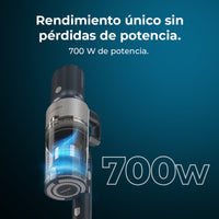 Cecotec Conga Rockstar 5500 Hurricane Pet Flex Aspiradora 220 AW con Autovaciado y Filtro Higiénico