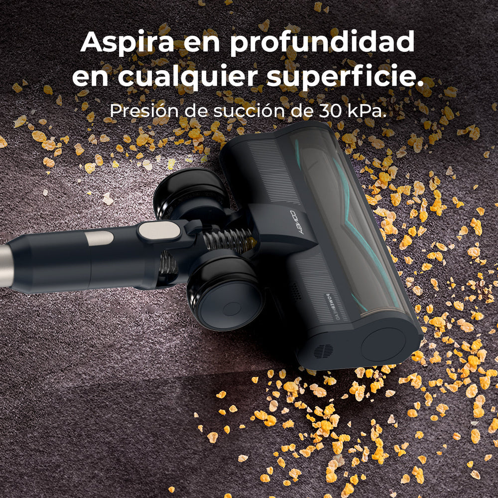 Cecotec Conga Rockstar 5500 Hurricane Station Flex Succión De 220 AW Base Autovaciado Higiénica