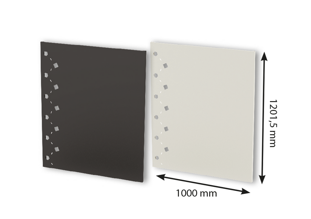 Panel Decorativo Liso de Acero (Bronpi)
