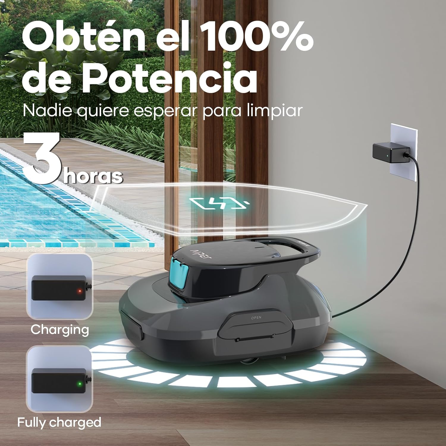 Aiper Scuba SE Robot Limpiafondos de piscina de batería sin cable