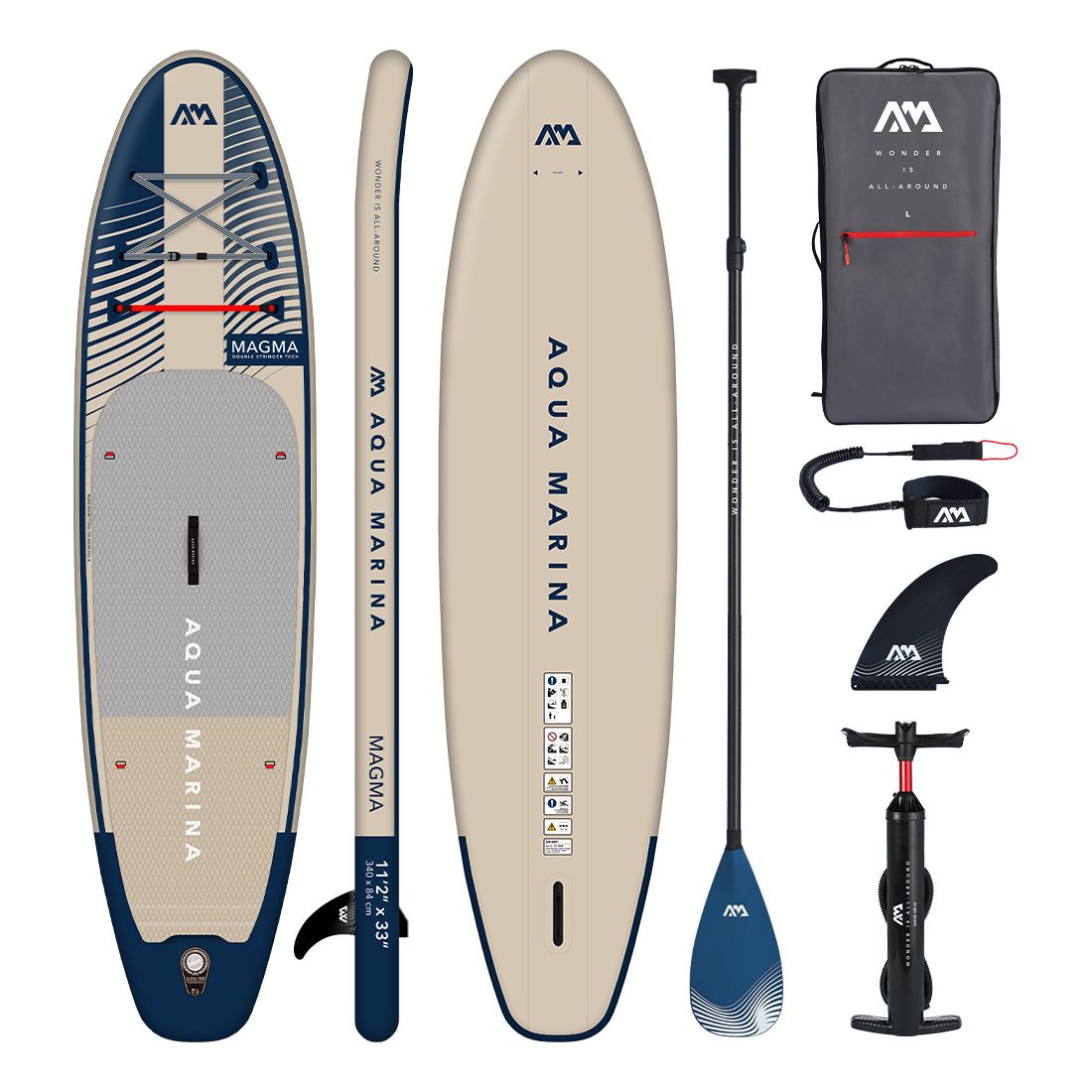 Aqua Marina - Magma 11'2" BT-23MAP tabla de paddle surf hinchable