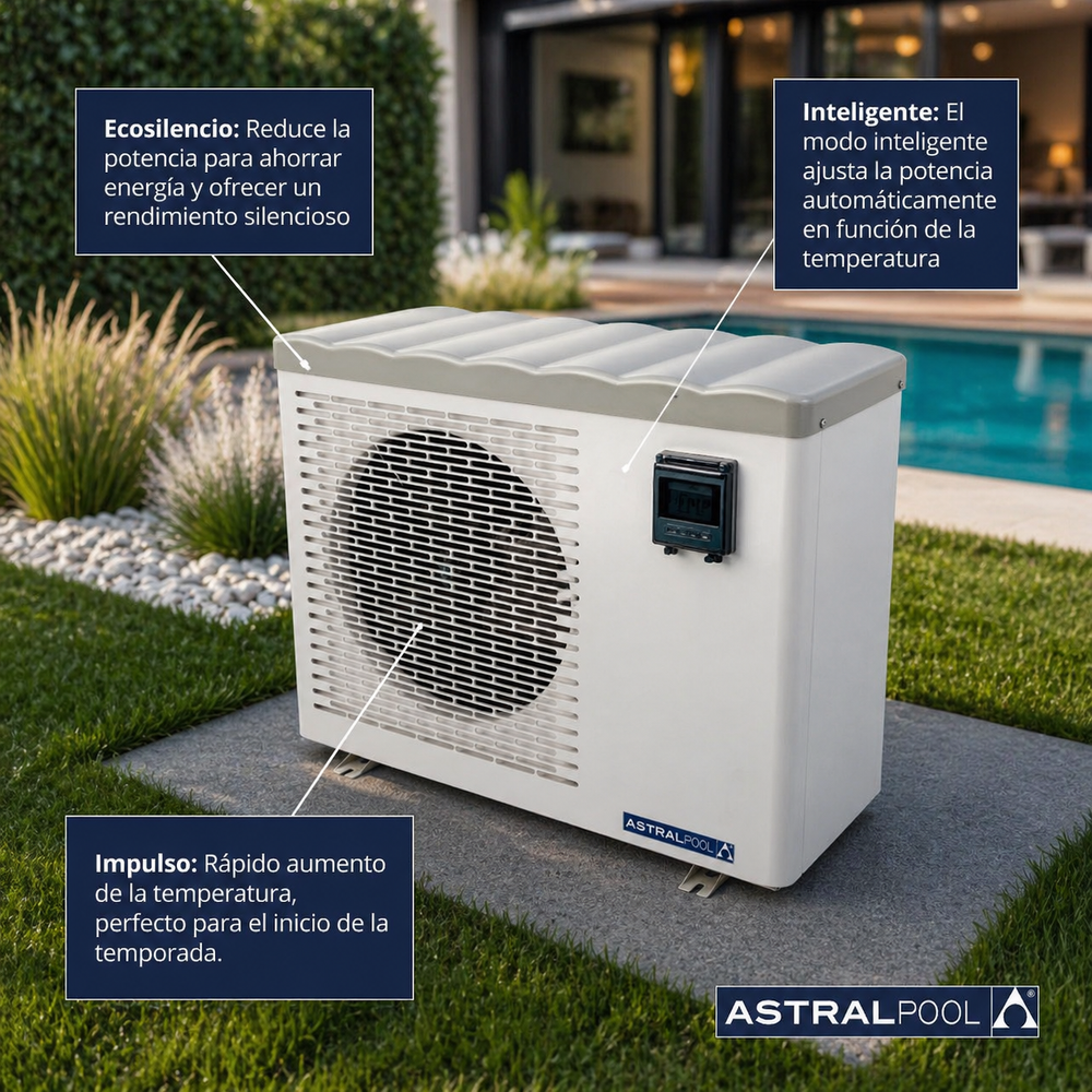 AstralPool Eco Elyo WiFi Bomba de calor para piscina
