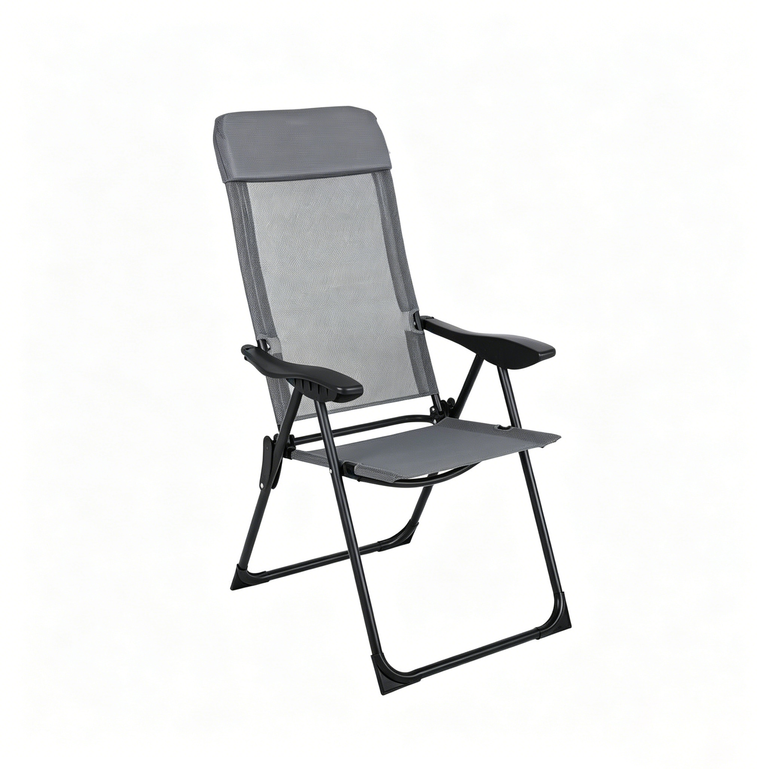 Silla Plegable Reclinable 7 Posiciones Respaldo Alto Exterior