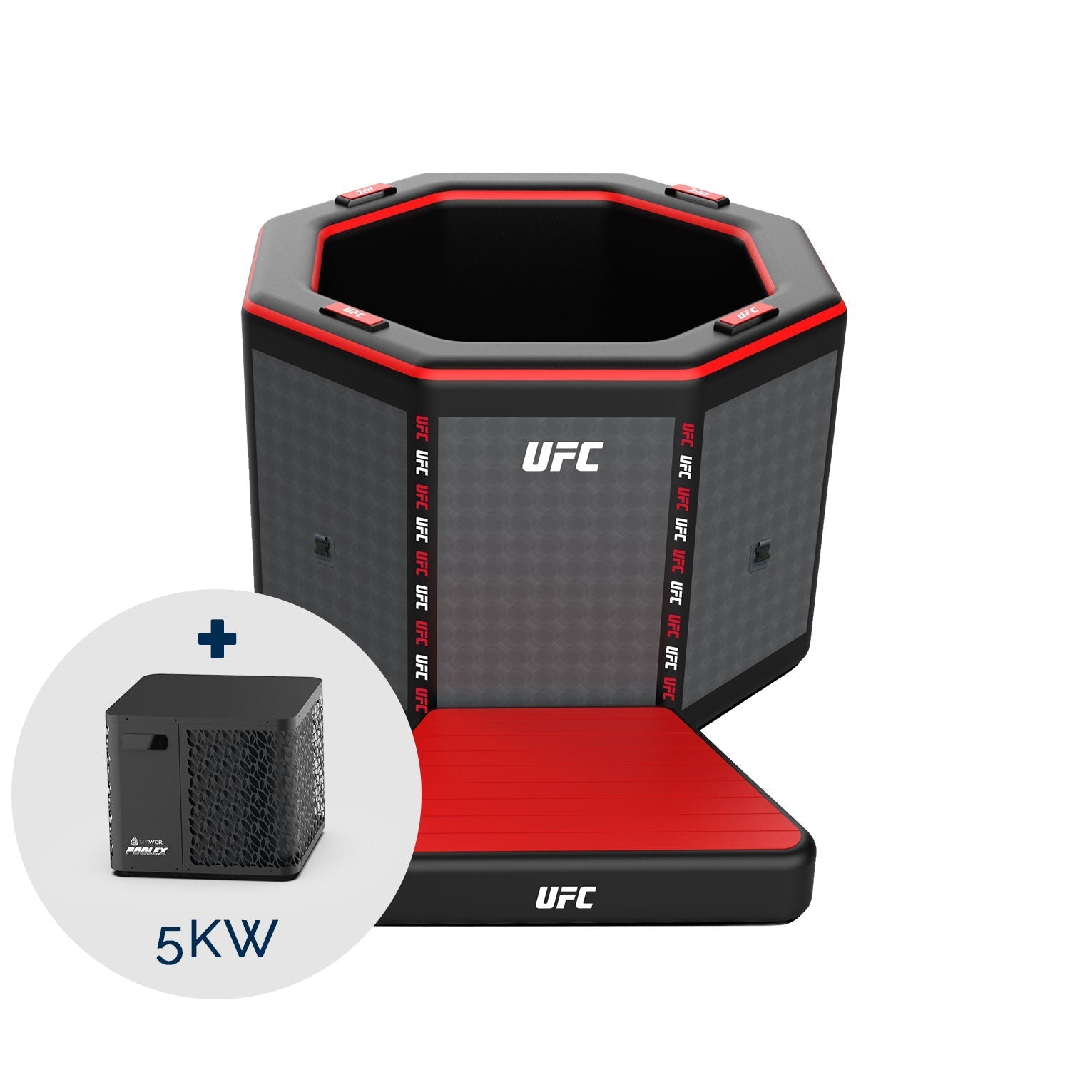 NetSpa - UFC Octagon IceBath baño de hielo con kit enfriador