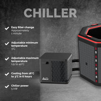NetSpa - UFC Octagon IceBath baño de hielo con kit enfriador