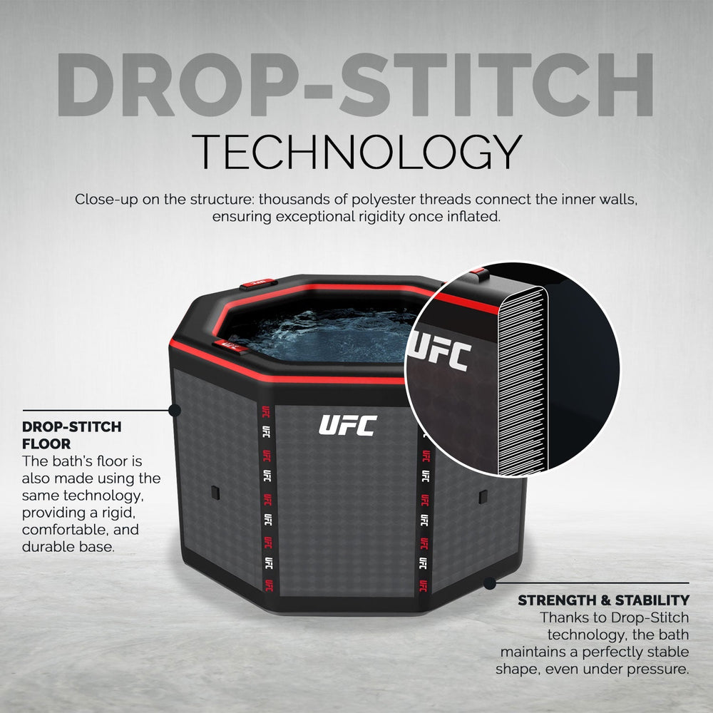 NetSpa - UFC Octagon IceBath baño de hielo con kit enfriador