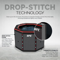 NetSpa - UFC Octagon IceBath baño de hielo con kit enfriador