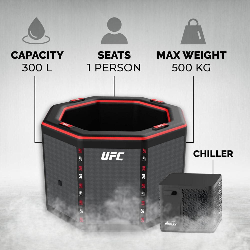 NetSpa - UFC Octagon IceBath baño de hielo con kit enfriador