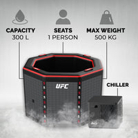 NetSpa - UFC Octagon IceBath baño de hielo con kit enfriador