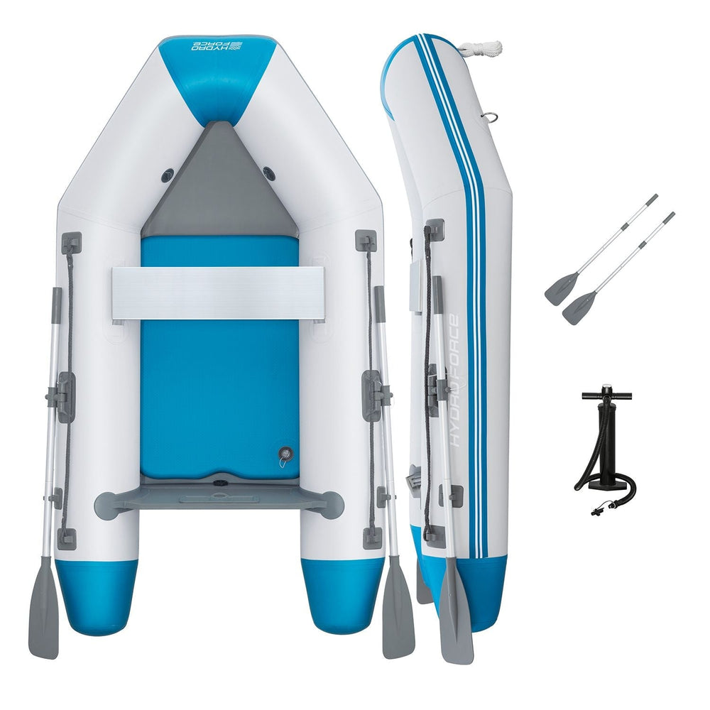 Bestway – Barca hinchable Hydro-Force Caspian Boat Set (230 × 130 × 33 cm)