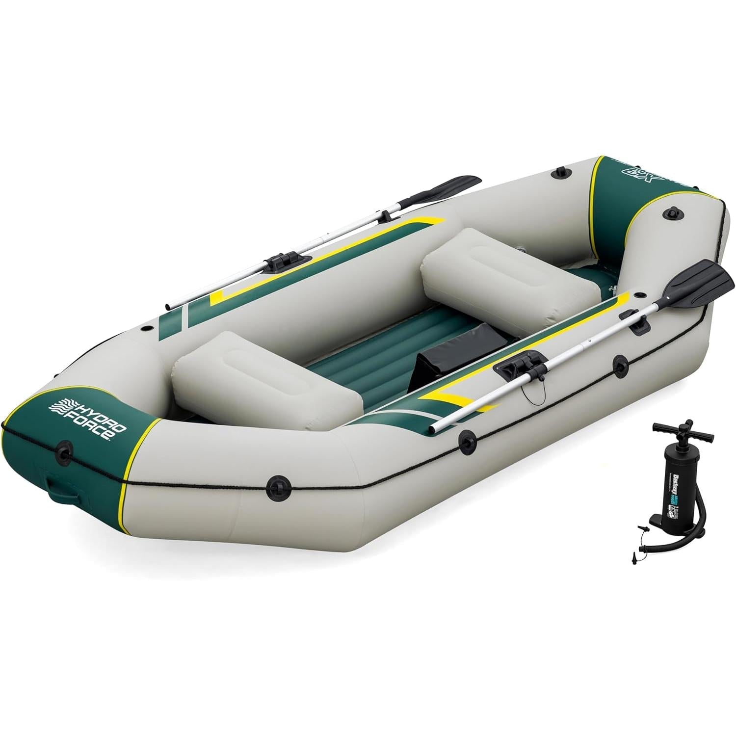 Bestway – Barca hinchable Hydro-Force Ranger Elite X3 Raft Set (295 × 130 cm)