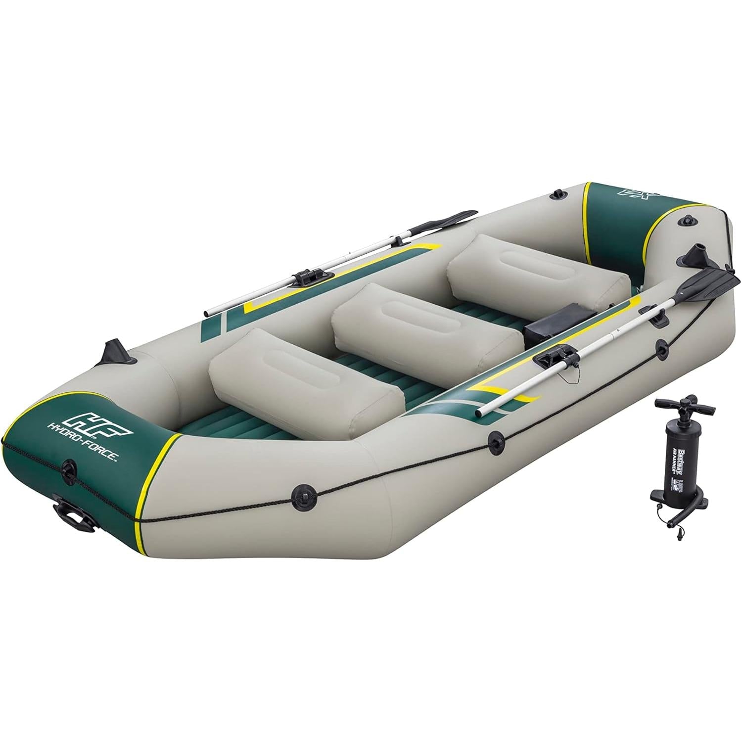 Bestway – Barca hinchable Hydro-Force Ranger Elite X4 Raft Set (320 × 148 cm)