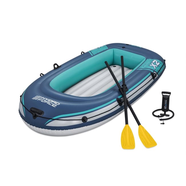 Bestway – Barca hinchable Hydro-Force Trek X2 Raft Set (232 × 118 cm)