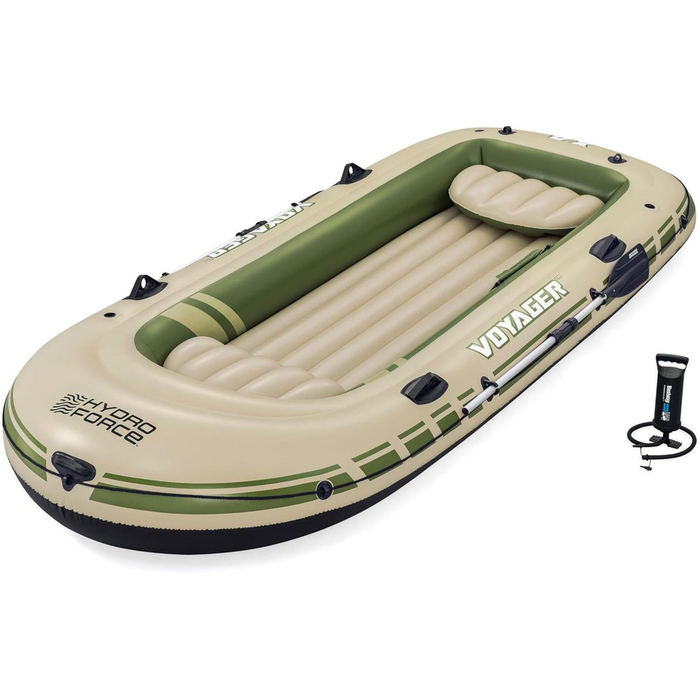 Bestway – Barca hinchable Hydro-Force Voyager X4 Raft Set (350 × 145 cm)