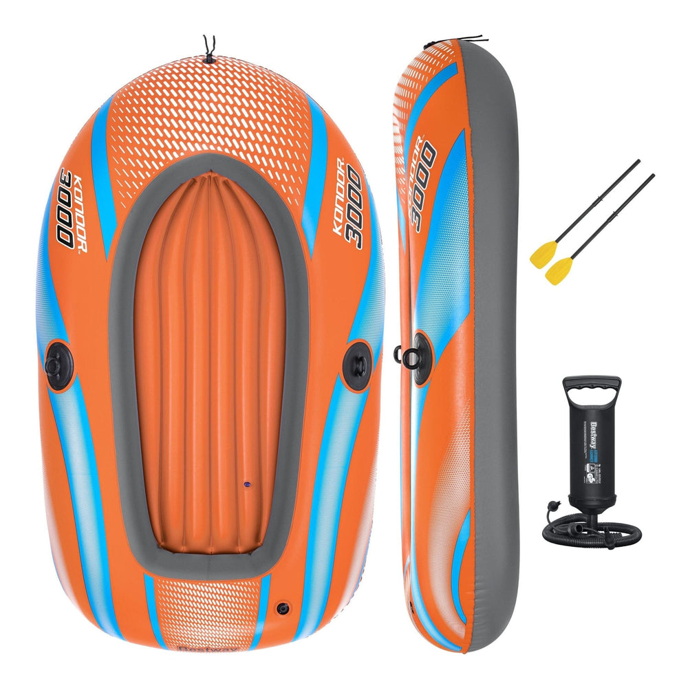 Bestway – Barca hinchable Kondor 3000 Raft Set (212 × 122 cm)