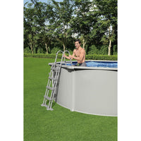 Bestway – Piscina circular elevada de acero Hydrium (305 × 120 cm)