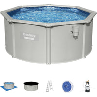 Bestway – Piscina circular elevada de acero Hydrium (305 × 120 cm)