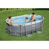 Bestway – Power Steel piscina desmontable ovalada (305 × 200 × 84 cm)