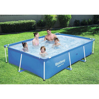 Bestway – Steel Pro piscina desmontable rectangular (259 × 170 × 61 cm)