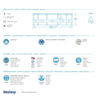 Bestway – Steel Pro Max piscina desmontable circular (366 × 122 cm)