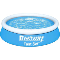 Bestway – Piscina hinchable Fast Set con depuradora (244 × 61 cm)