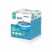 Bestway – Piscina hinchable Fast Set con depuradora (244 × 61 cm)