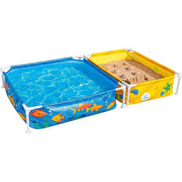 Bestway - Steel Pro piscina desmontable rectangular (213 x 122 x 30,5 cm)
