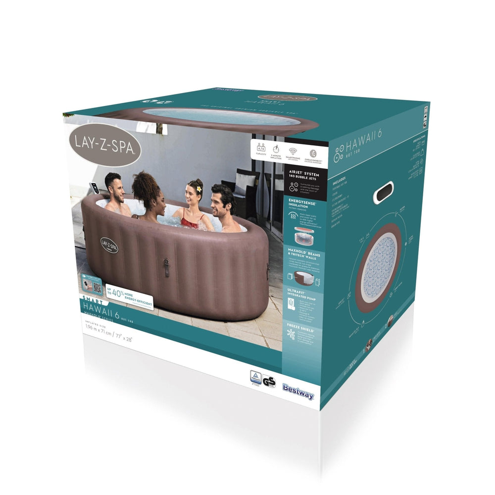 Bestway - Spa hinchable Lay Z Spa AirJet UltraFit 4-6 personas