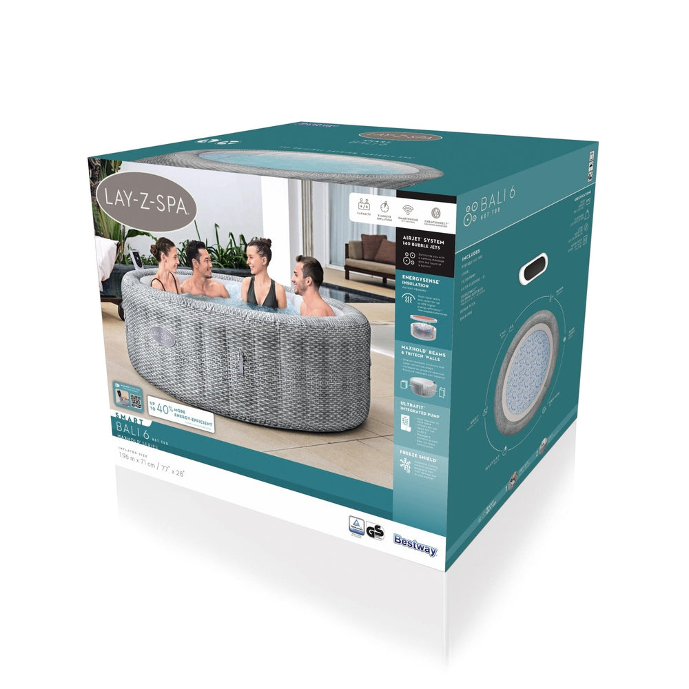 Bestway - Spa hinchable Lay Z Spa Bali Smart AirJet 4-6 personas