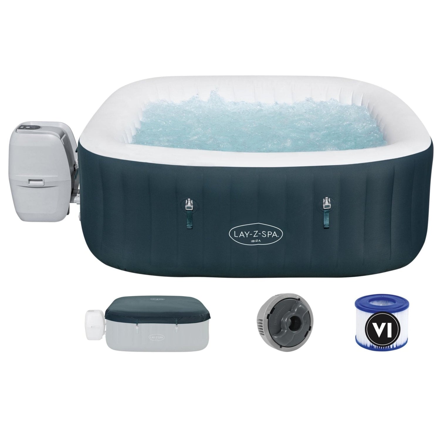 Bestway - Spa hinchable Lay Z Spa Ibiza AirJet 4-6 personas