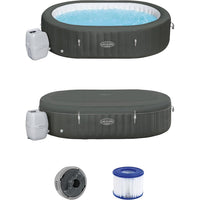 Bestway - Spa hinchable Lay Z Spa Mauritius Smart AirJet 7 plazas gris