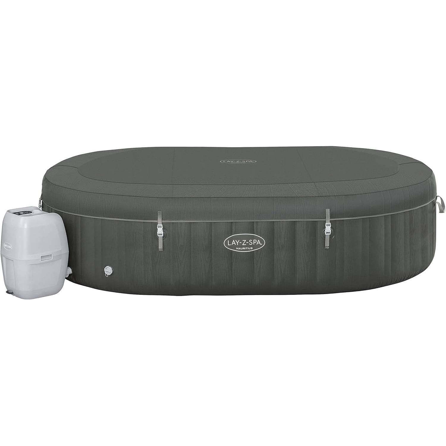 Bestway - Spa hinchable Lay Z Spa Mauritius Smart AirJet 7 plazas gris