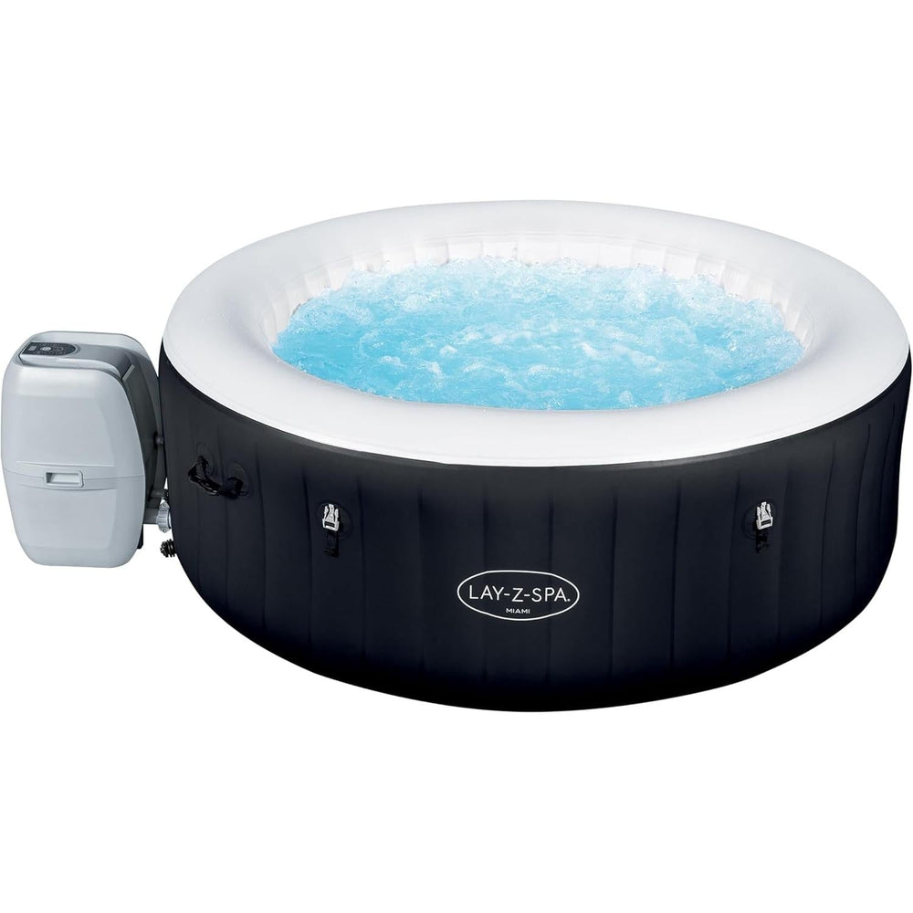 Bestway - Spa hinchable Lay Z Spa Miami AirJet 4 plazas negro