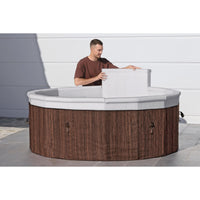 Bestway - Spa hinchable Lay Z Spa Toronto 1,90 m x 70 cm redondo rojo profundo