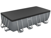 Bestway – Power Steel piscina desmontable rectangular (282 × 196 × 84 cm)