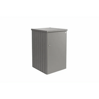 Biohort – Alex contenedor doble de cubos de basura modular con ruedas Gris cuarzo metálico