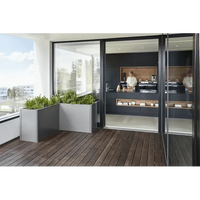 Biohort – Belvedere sistema elevado de cajas de cultivo de metal en Gris oscuro metálico