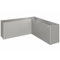 Biohort – Belvedere sistema elevado de cajas de cultivo de metal Gris cuarzo metálico