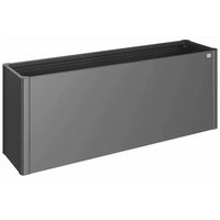 Biohort – Belvedere sistema elevado de cajas de cultivo de metal en Gris oscuro metálico