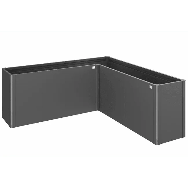 Biohort – Belvedere sistema elevado de cajas de cultivo de metal en Gris oscuro metálico