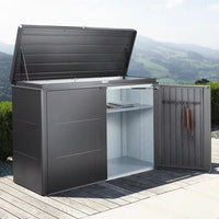 Biohort – HighBoard armario metálico Gris cuarzo metálico