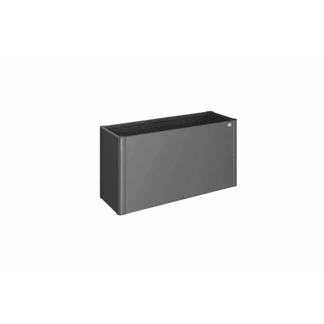 Biohort – Huerto urbano elevado de metal Gris oscuro metálico
