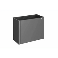Biohort – Huerto urbano elevado de metal Gris oscuro metálico