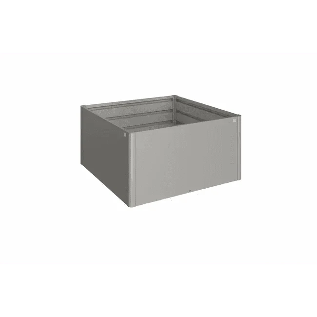Biohort – Huerto urbano elevado de metal Gris cuarzo metálico